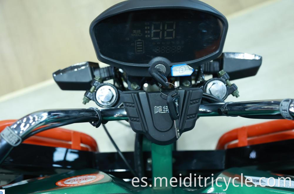 Electric Tricycle Transporting Cargo for Farm